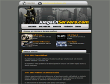 Tablet Screenshot of juegaenservers.com